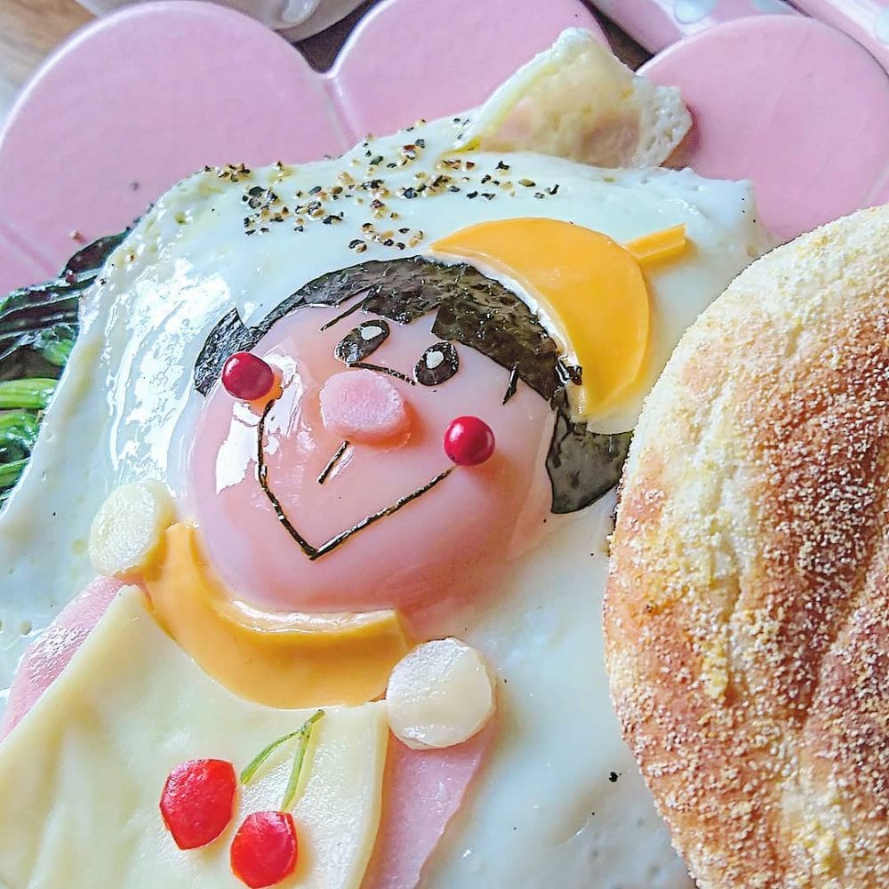 Cuma dari telur setengah matang, 10 karya ini kreatifnya bikin kagum