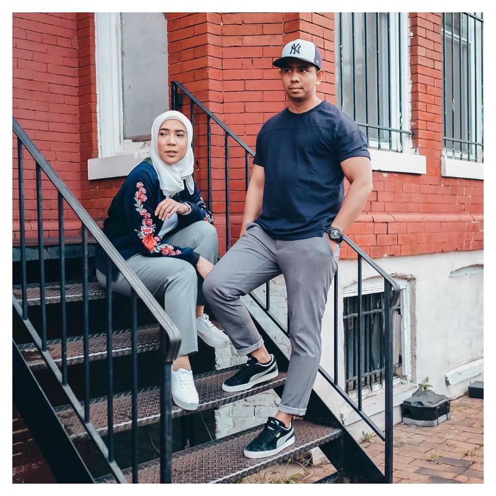 Berhijab, ini 10 gaya fashion Fitri Tropica liburan di Amerika Serikat