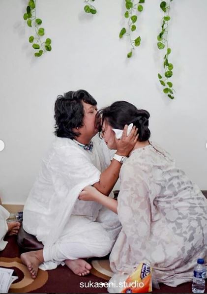 10 Momen pengajian nikah Thalia, putri Suti Karno yang cantik banget