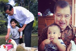 Momen manis 5 politisi main bareng cucu, beda banget sama pas kerja