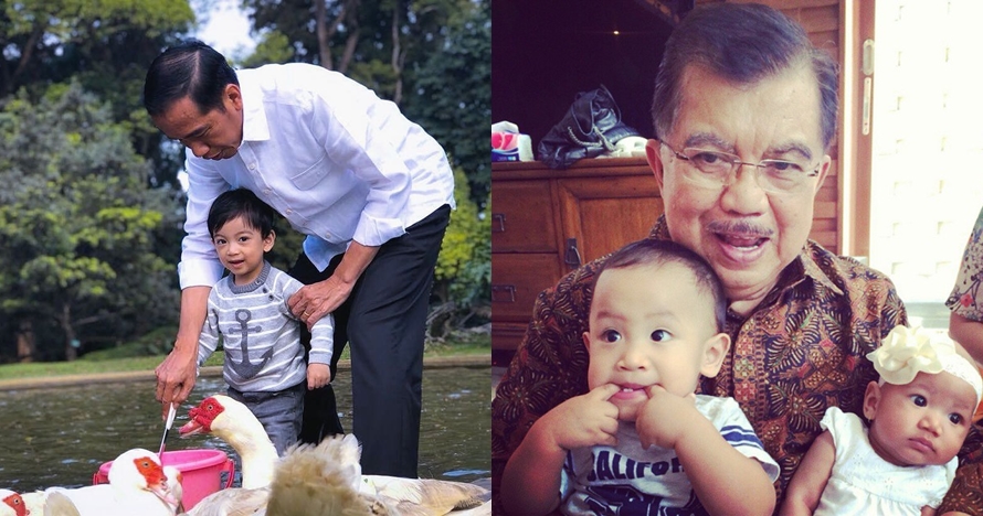 Momen manis 5 politisi main bareng cucu, beda banget sama pas kerja