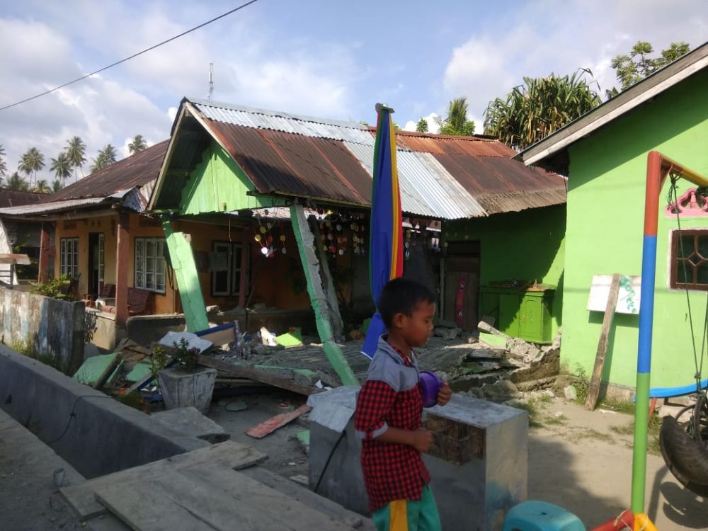 10 Potret terkini gempa di Donggala-Palu, BMKG sebut tsunami 1,5 meter
