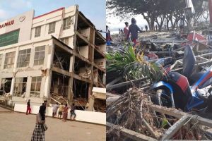 7 Potret kondisi pesisir pantai Palu usai tsunami, rata dengan tanah