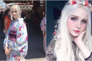 Viral berkimono, 10 pesona Icy Tenshi ini bukti kecantikannya bak peri