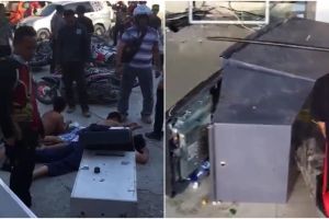 Penampakan oknum warga Palu yang bobol ATM usai gempa & tsunami 