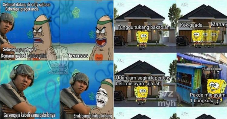 40+ Foto Meme Spongebob Lucu