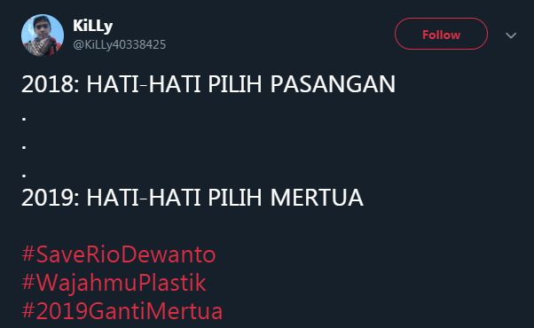 8 Cuitan #2019 Ganti Mertua ini kocaknya nampol abis