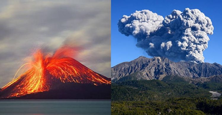 10 Gunung berapi  yang punya letusan mengerikan 2 dari 