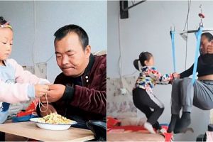 Kisah bocah 6 tahun rawat ayahnya yang lumpuh, ketegarannya bikin haru