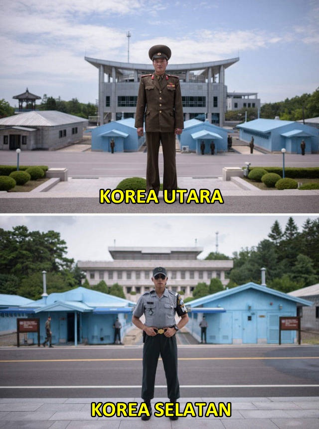 10 Beda gaya aktivitas sehari-hari warga Korea Selatan vs Korea Utara