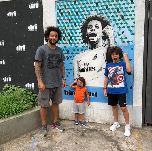 10 Tingkah lucu anak Marcelo bek Real Madrid ini bikin gemas
