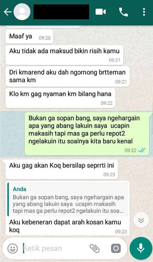 8 Chat kasih tak sampai driver ojek online ke penumpang, ending miris