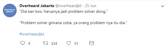 15 Cuitan @overheardjkt soal kehidupan millenial, kocak abis