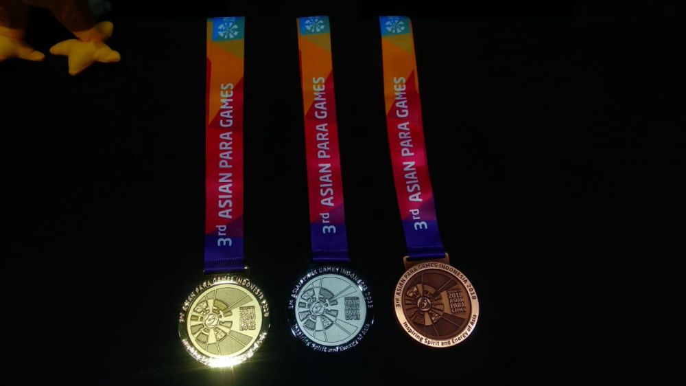 Selain bisa bersuara, ini keistimewaan medali Asian Para Games 2018