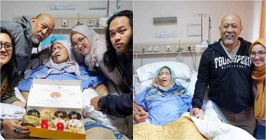 Momen haru Indro Warkop rayakan ulang tahun istri yang terbaring sakit