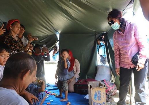 10 Momen Susi Pudjiastuti beri pasokan bantuan ke Palu, cepat & sigap