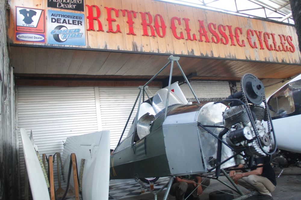 Pertama di dunia, pesawat TNI AU ini pakai mesin Harley Davidson