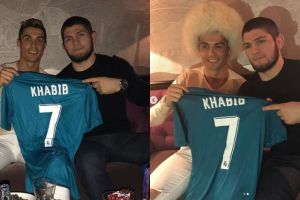 Khabib ternyata fans Cristiano Ronaldo, ini 7 potret buktinya
