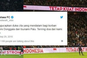 Ini dukungan 6 klub bola top Eropa untuk korban gempa Palu-Donggala