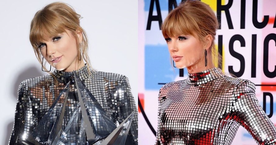 9 Pesona seksi Taylor Swift di American Music Awards 2018, pecah rekor