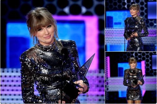 9 Pesona seksi Taylor Swift di American Music Awards 2018, pecah rekor
