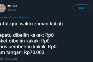 10 Review outfit sehari-hari ala mahasiswa ini konyolnya kebangetan 