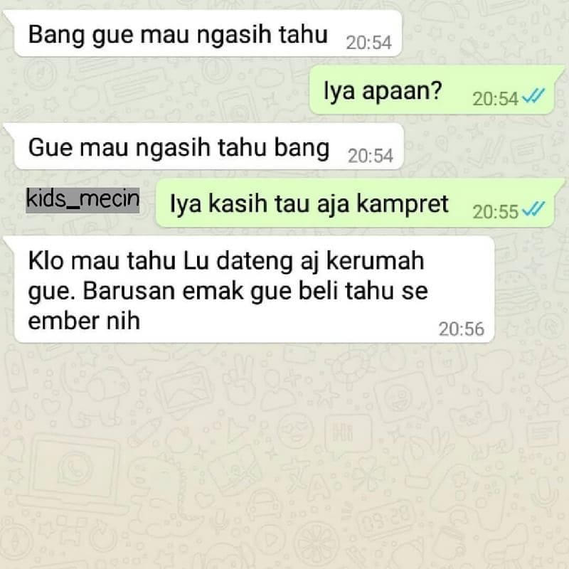 8 Chat dikira serius ini endingnya bakal bikin kamu ketawa ngegas