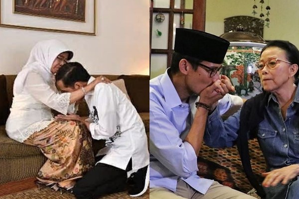 5 Momen Jokowi & Sandi unggah foto pose mirip dalam waktu berdekatan