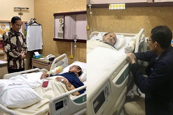 5 Momen Jokowi & Sandi unggah foto pose mirip dalam waktu berdekatan