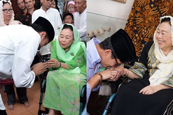 5 Momen Jokowi & Sandi unggah foto pose mirip dalam waktu berdekatan
