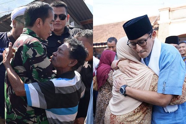 5 Momen Jokowi & Sandi unggah foto pose mirip dalam waktu berdekatan