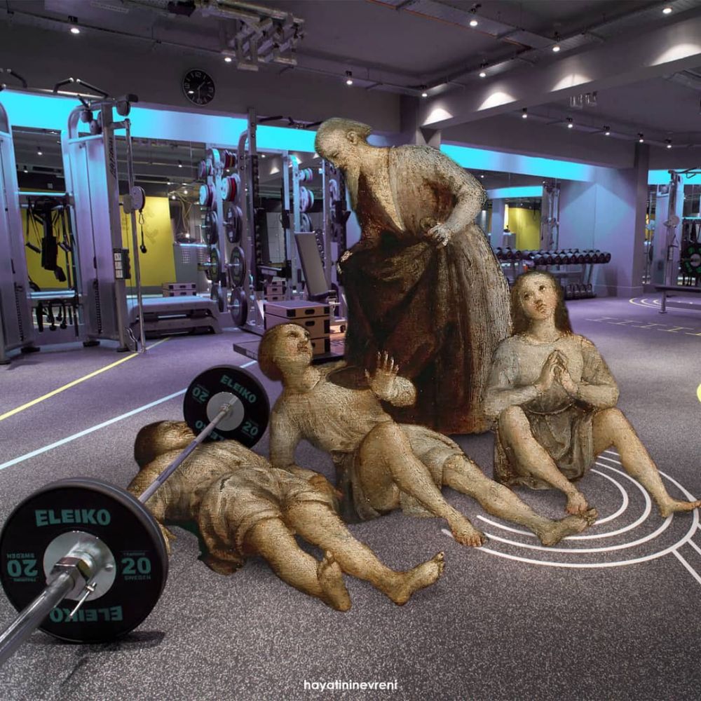 10 Lukisan lawas diedit ala kekinian ini hasilnya justru absurd banget