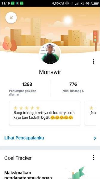 8 Komentar penumpang ojek online kasih bintang lima ini absurd abis