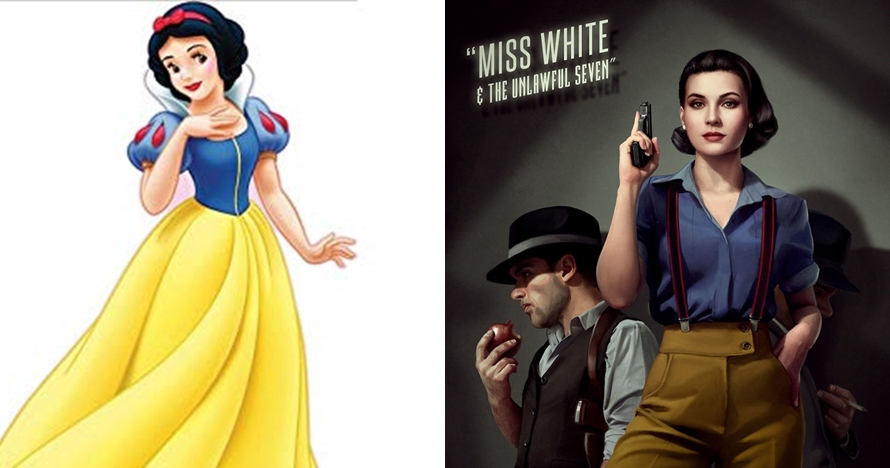 Begini jadinya kalau 9 putri Disney jadi cover novel kriminal