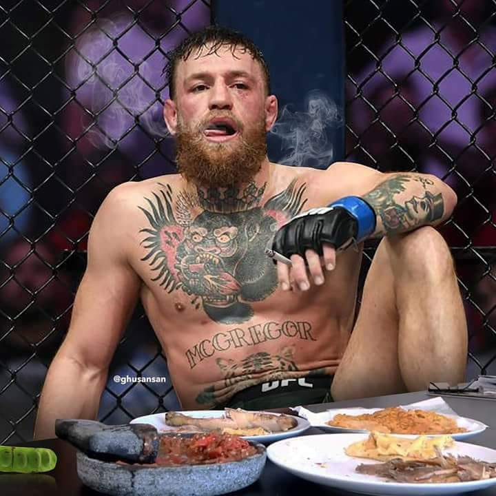 8 Editan ngawur kegiatan McGregor usai dikalahkan Khabib ini kocak pol