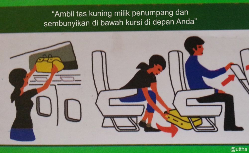6 Meme panduan keselamatan penerbangan ini kocaknya menyesatkan