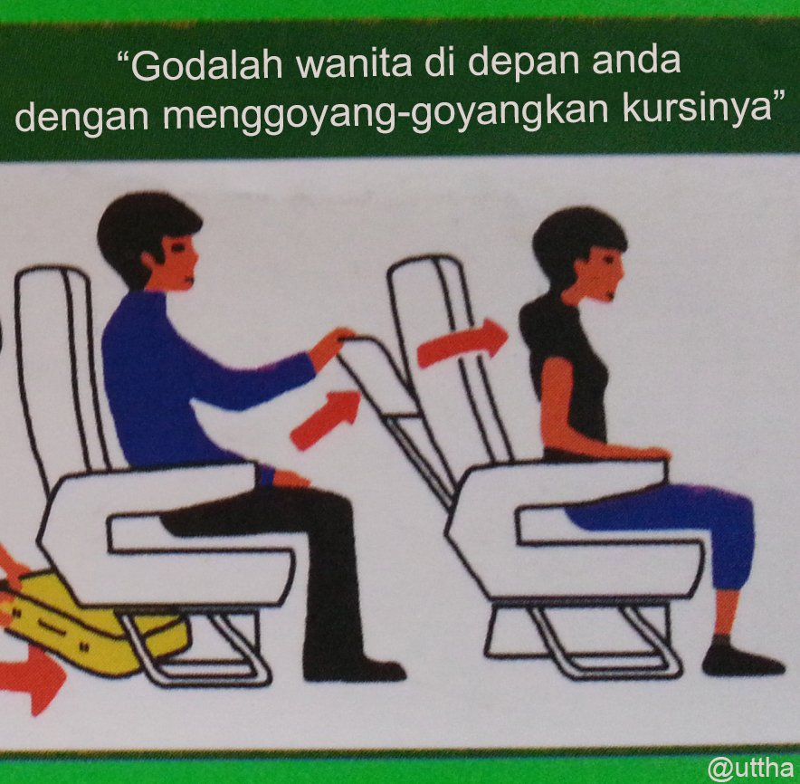 6 Meme panduan keselamatan penerbangan ini kocaknya menyesatkan