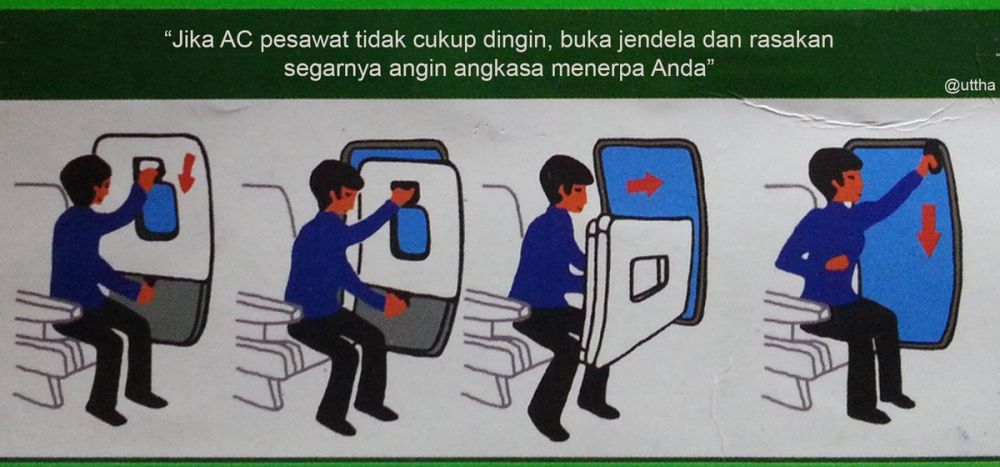 6 Meme panduan keselamatan penerbangan ini kocaknya menyesatkan