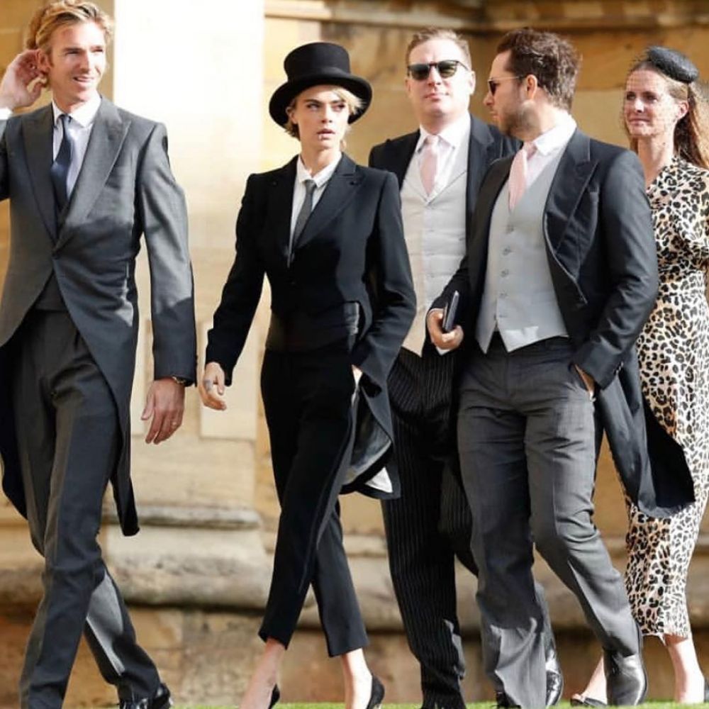 Jadi sorotan, ini 10 gaya nyentrik Cara Delevingne di royal wedding