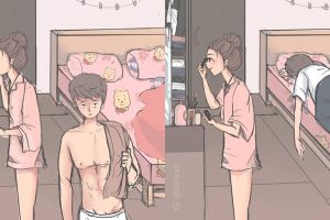 9 Ilustrasi beda durasi cowok vs cewek dandan, nampol banget