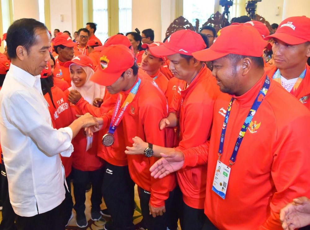 Ini kelakar Presiden Jokowi di hadapan atlet Asian Para Games
