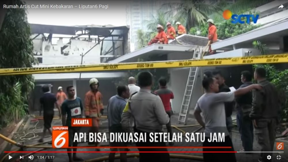 9 Penampakan rumah kerabat Cut Mini yang terbakar, tak ada korban