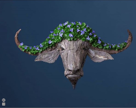 10 Potret karya seni dari potongan tumbuhan, kreatifnya nggak nanggung