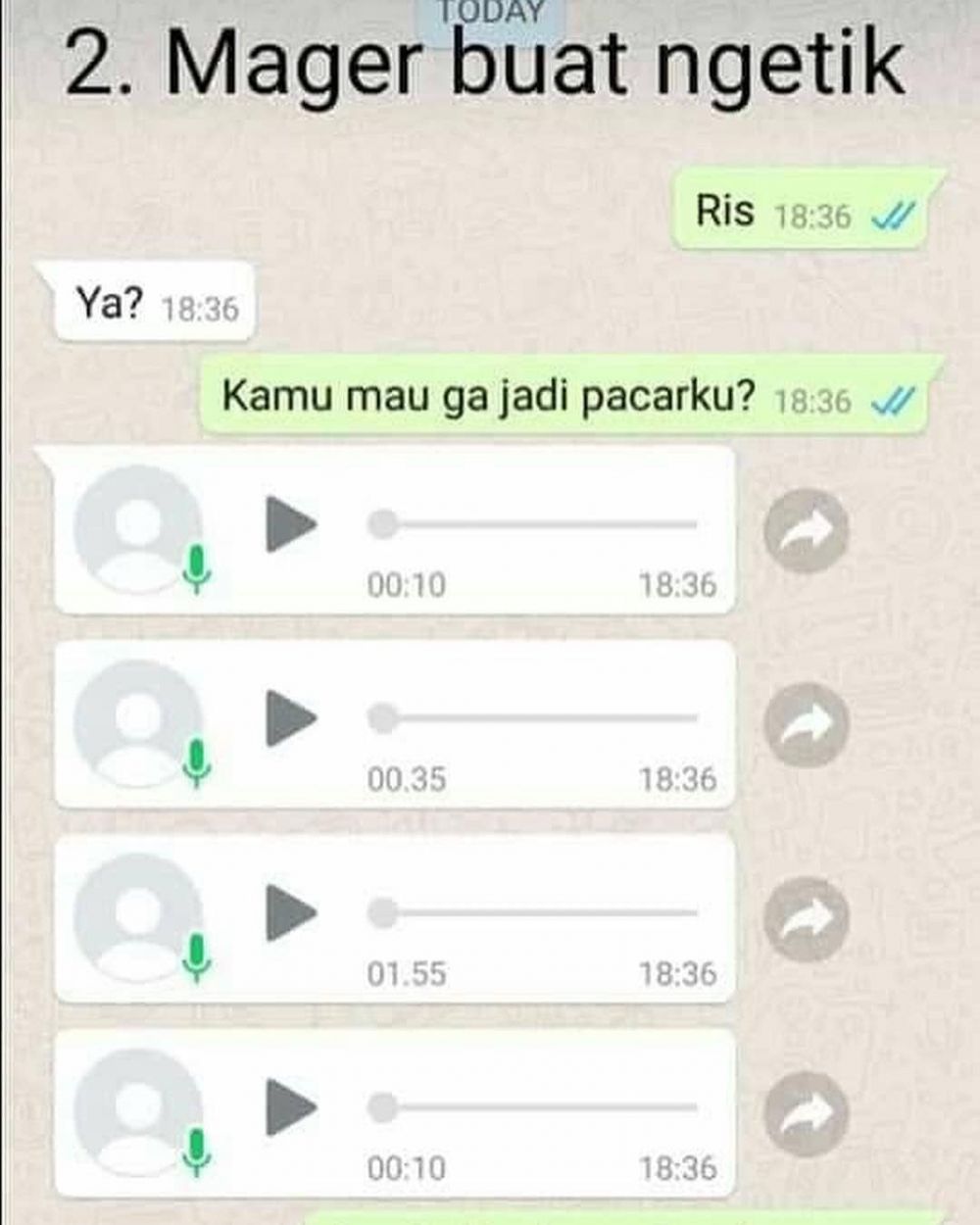 9 Tipe gebetan saat nolak ditembak, ngenesnya makjleb nusuk hati