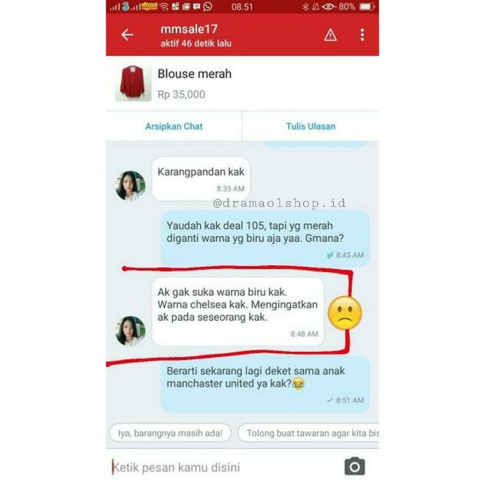 Berkedok curhat, 7 chat penjual dan pembeli ini endingnya kocak parah