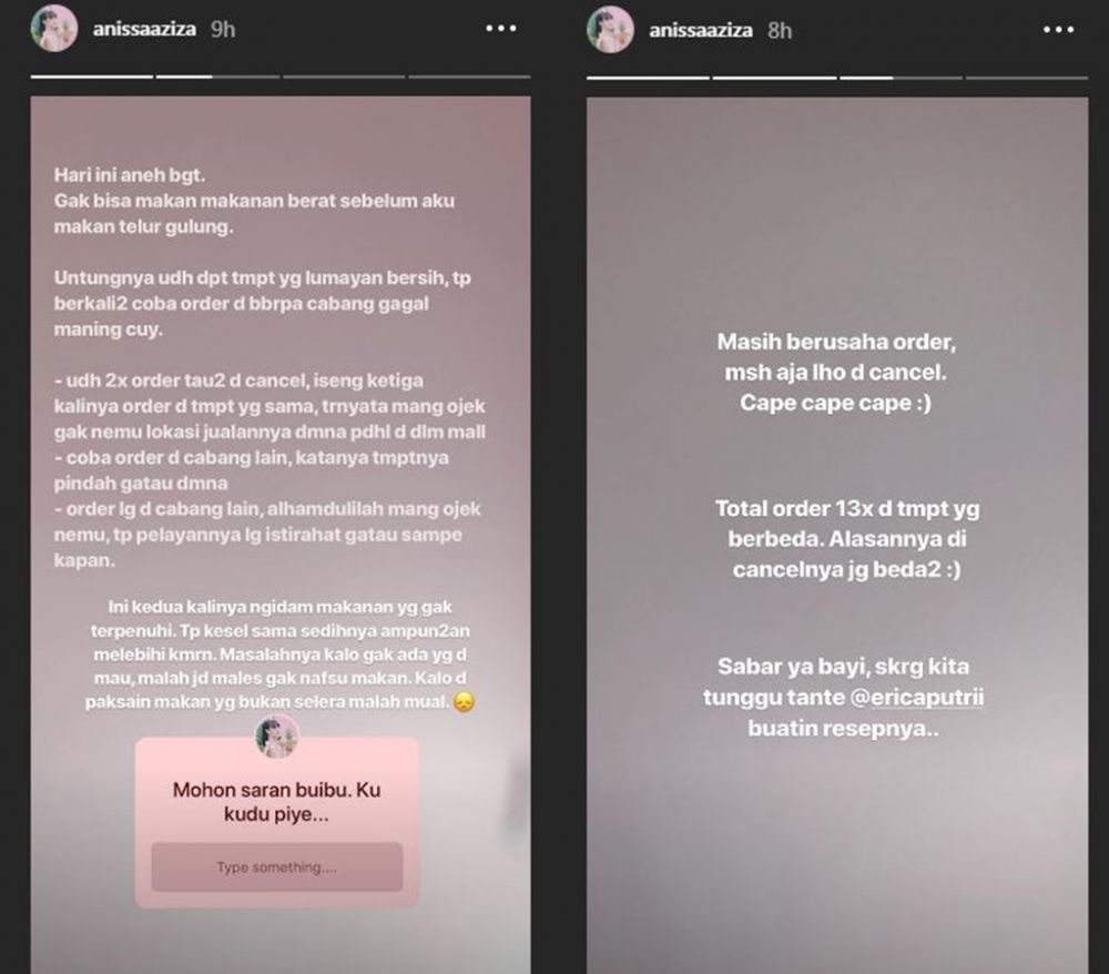 13 Kali gagal beli, Anissa Azizah curhat susahnya ngidam kuliner ini