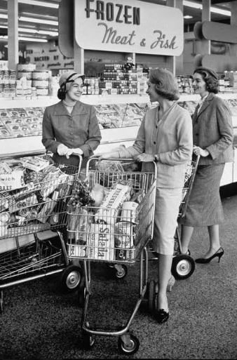 15 Potret lawas supermarket di Amerika Serikat, ada sejak 1930-an