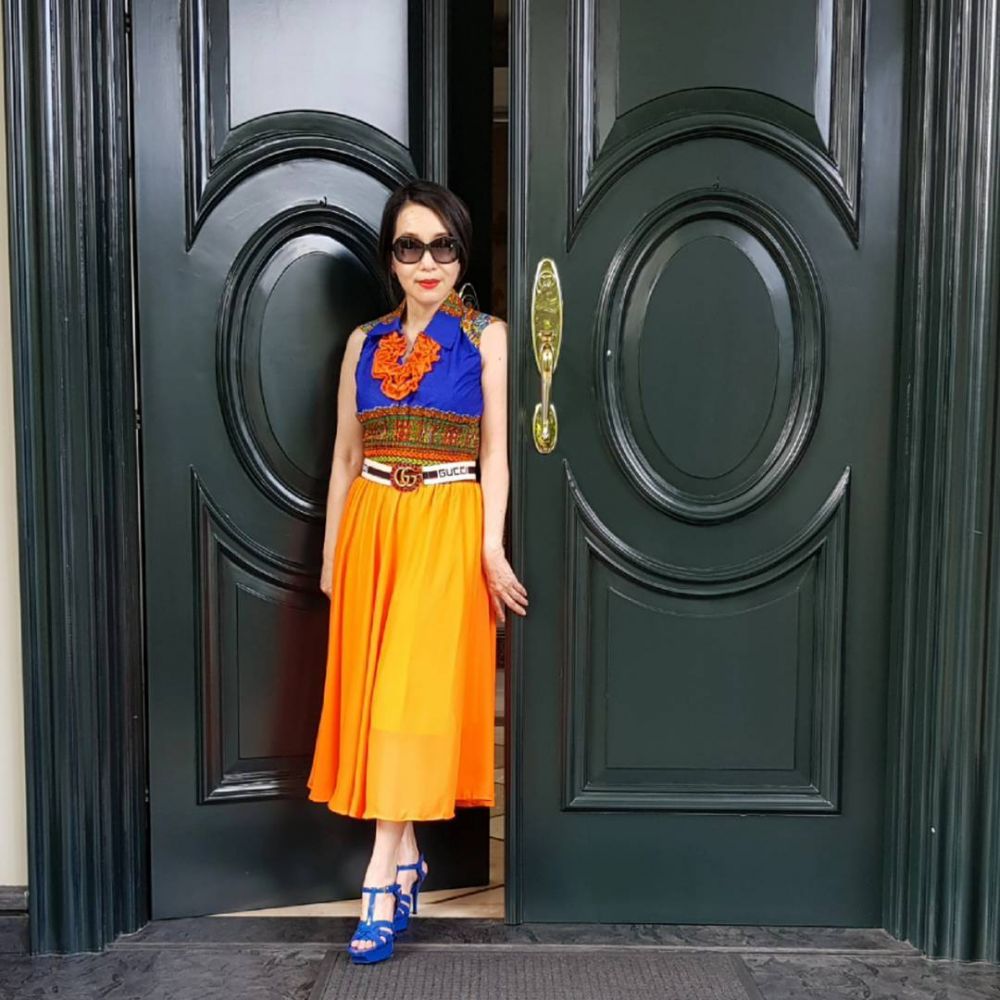 10 Gaya modis istri Dato Sri Tahir, punya 11 cucu masih tetap cantik