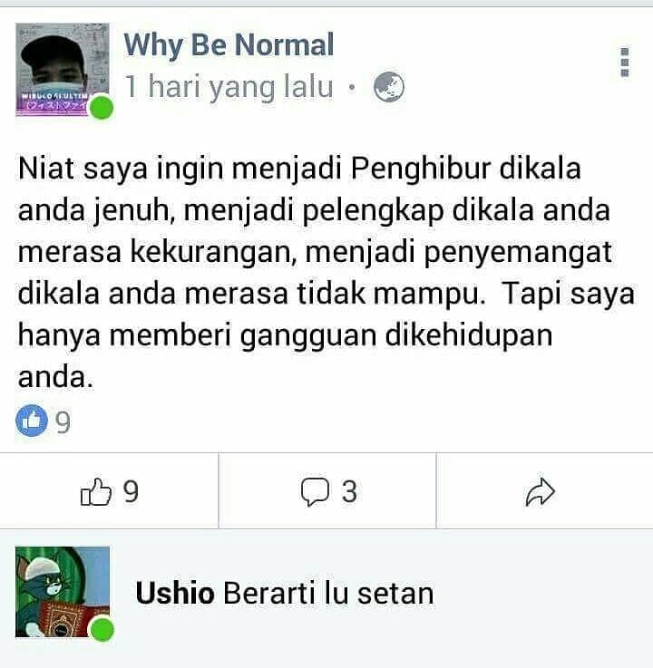 10 Komentar Ngaco Di Status Media Sosial Ini Lucunya Buat Ketawa 10 Komentar Ngaco Di Status Media Sosial Ini Lucunya Buat Ketawa