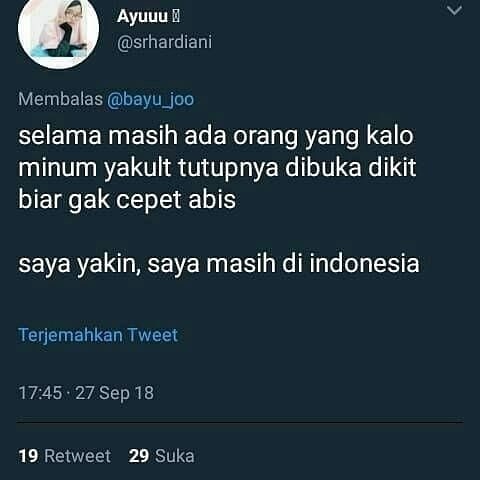 10 Cuitan kocak 'masih di Indonesia' ini bikin ngakak sampai Merauke